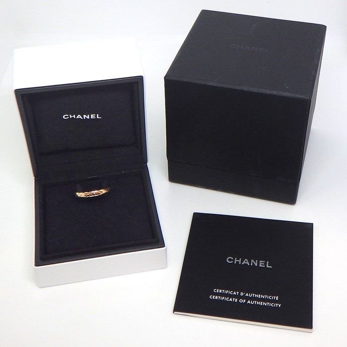 CHANEL Coco Crush Mini Ring in K18 Beige Gold - Size 21