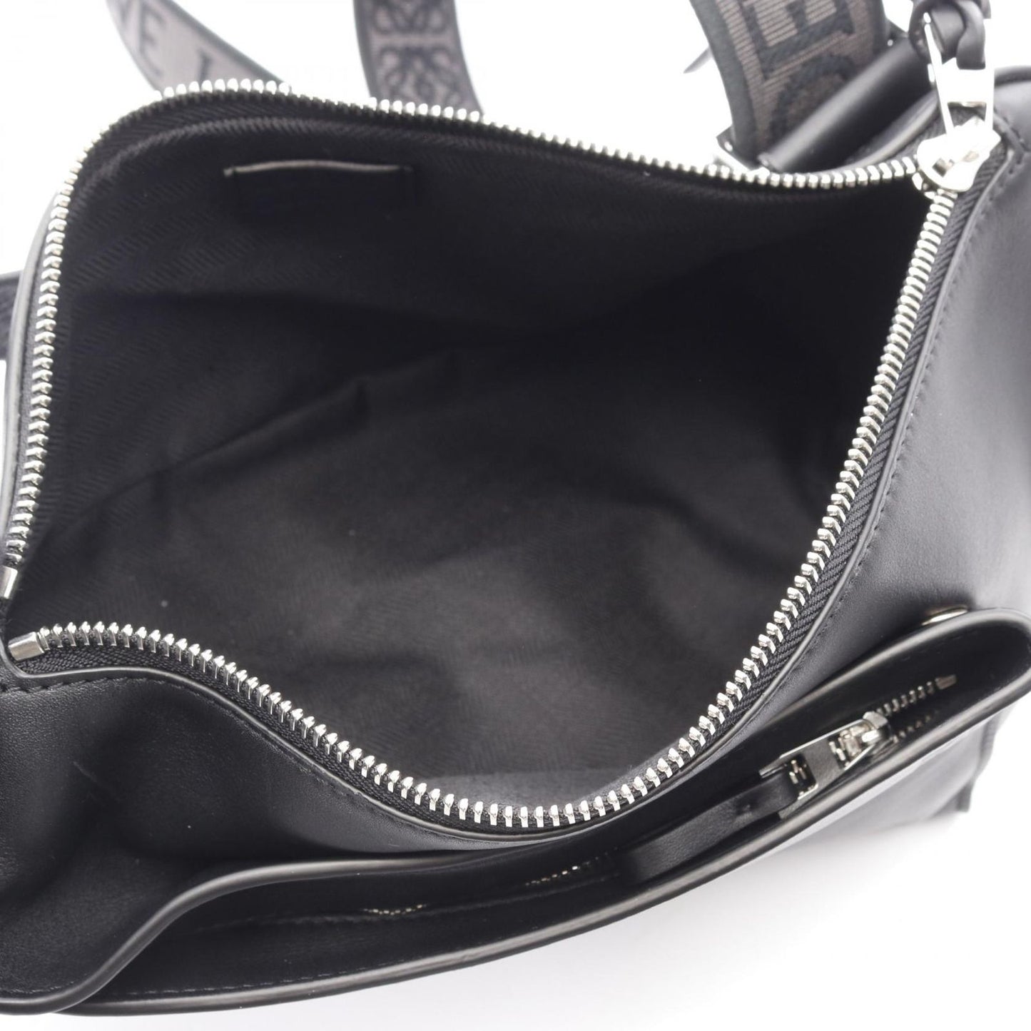 LOEWE Anton Sling Black Leather Crossbody Bag - New