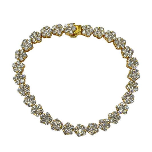 Exquisite Au750 Diamond Bracelet - 7.506ct Luxury Jewelry