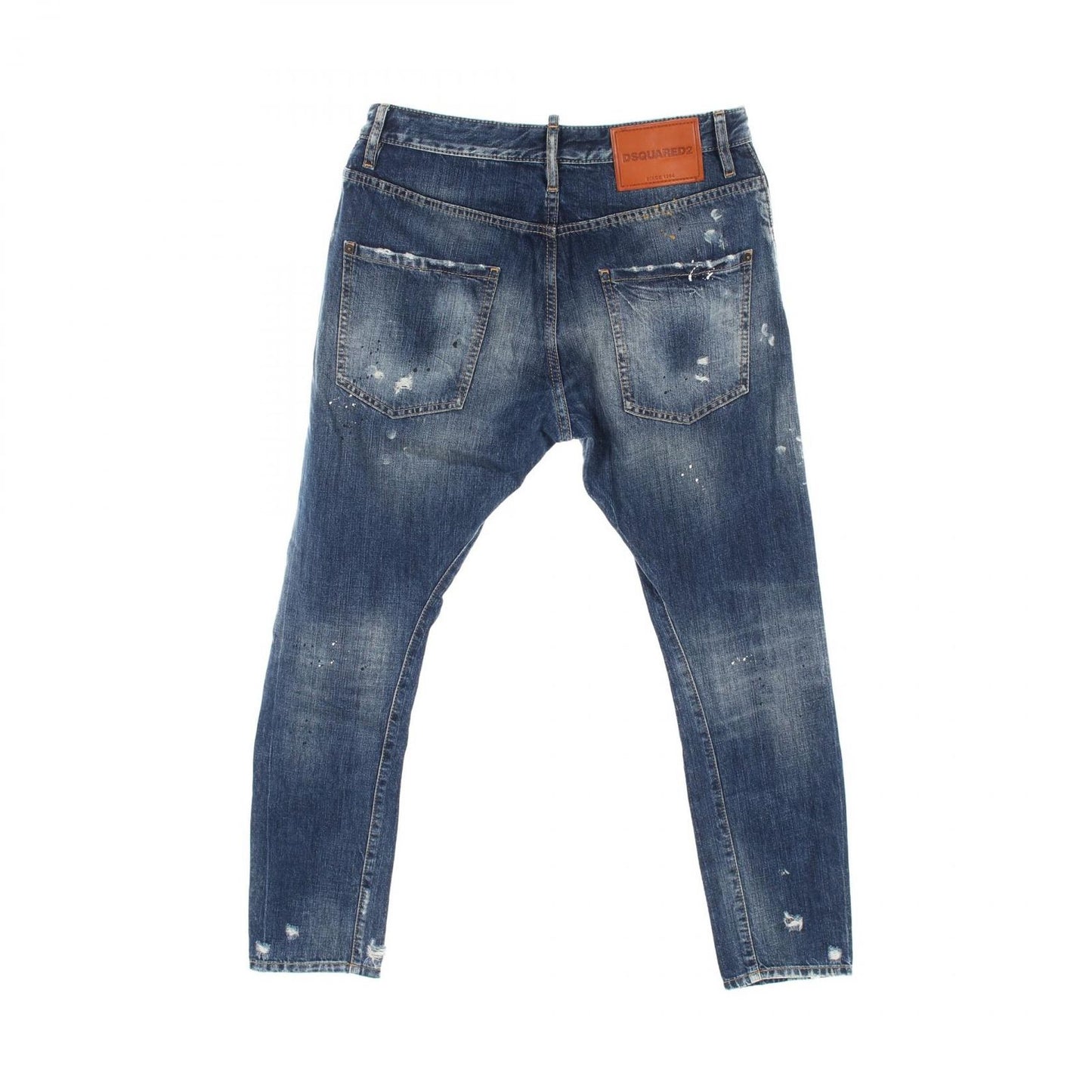 DSQUARED2 Indigo Blue Denim Pants - Timeless Elegance