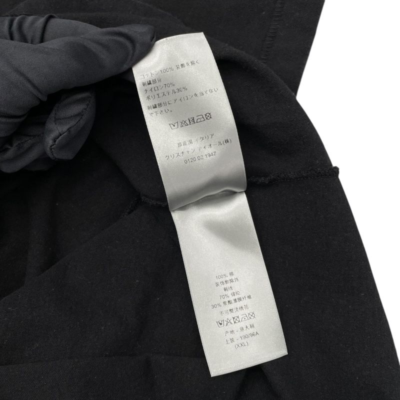 Christian Dior x ERL Distressed Logo T-Shirt - Black Cotton XXL