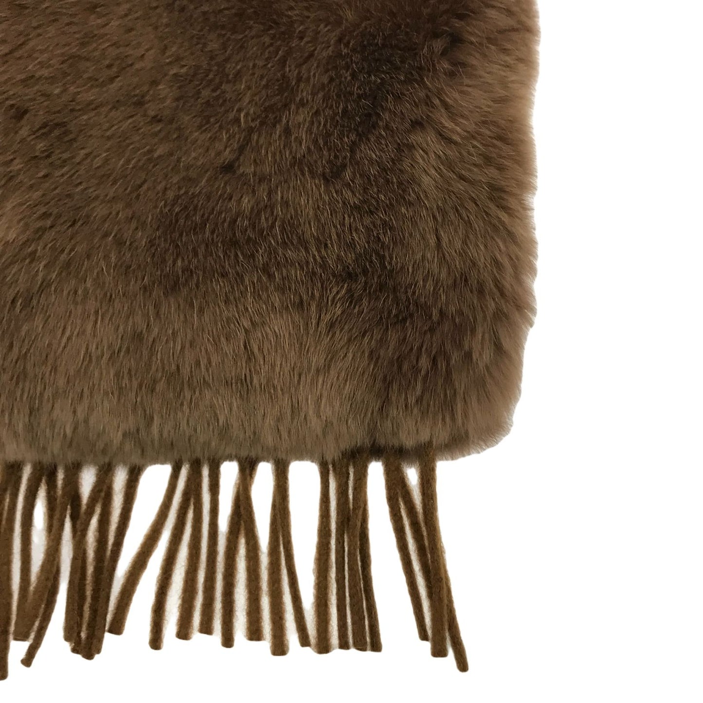 MAX MARA Brown Cashmere Scarf - Timeless Elegance