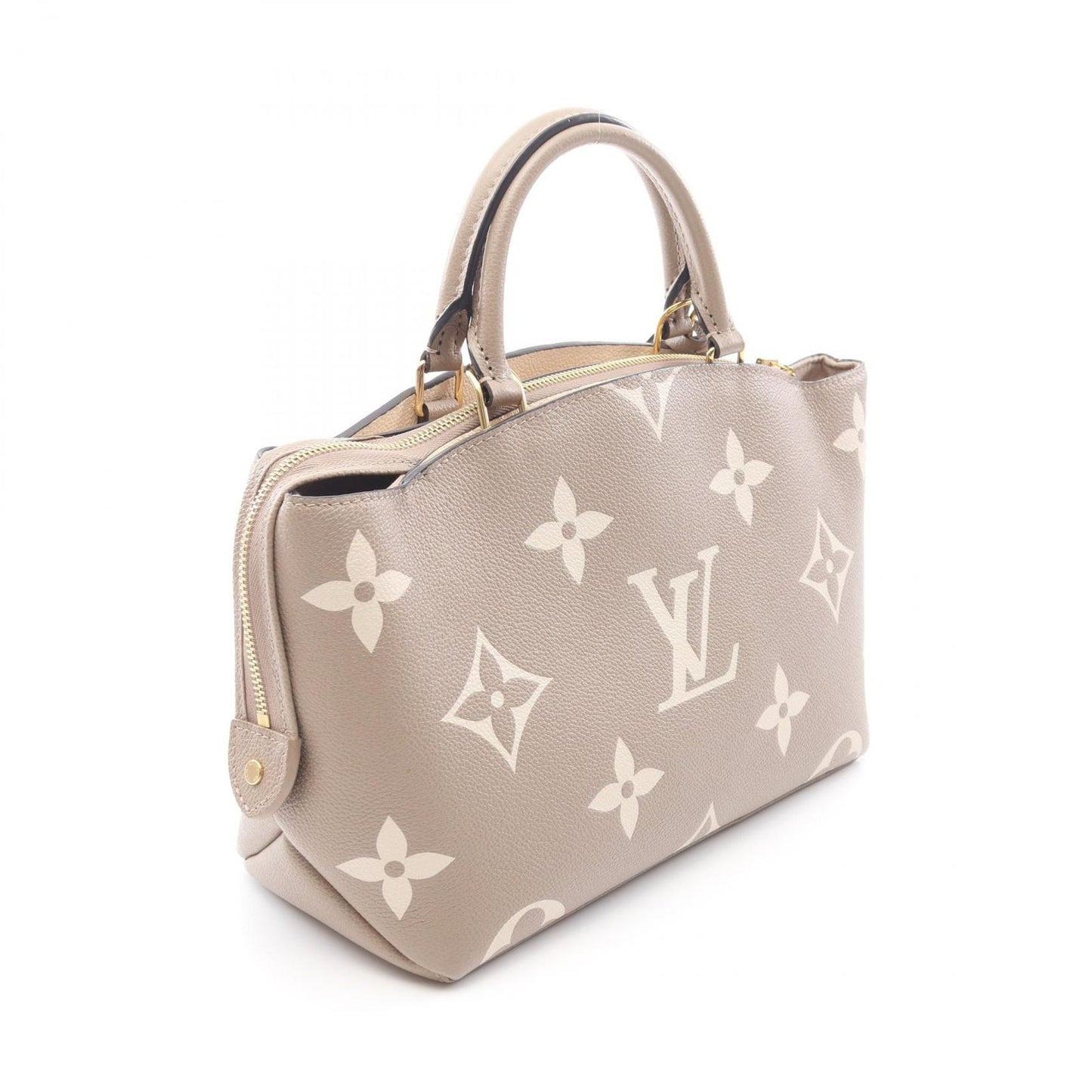 Louis Vuitton Petit Palais PM Monogram Empreinte Handbag - Cream
