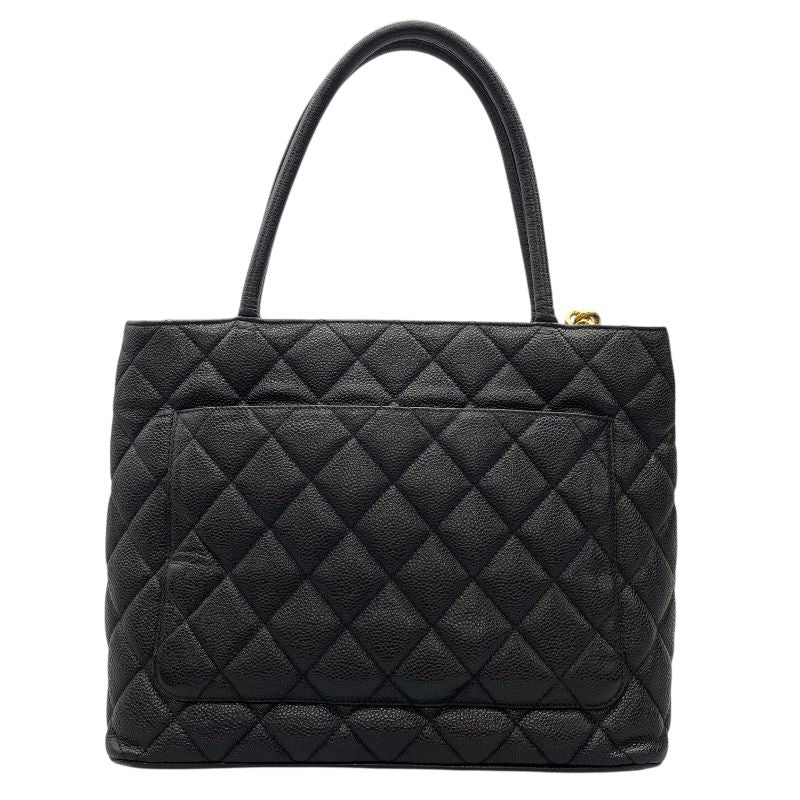 CHANEL Reissue Tote A01804 Black Caviar Skin with Gold Hardware