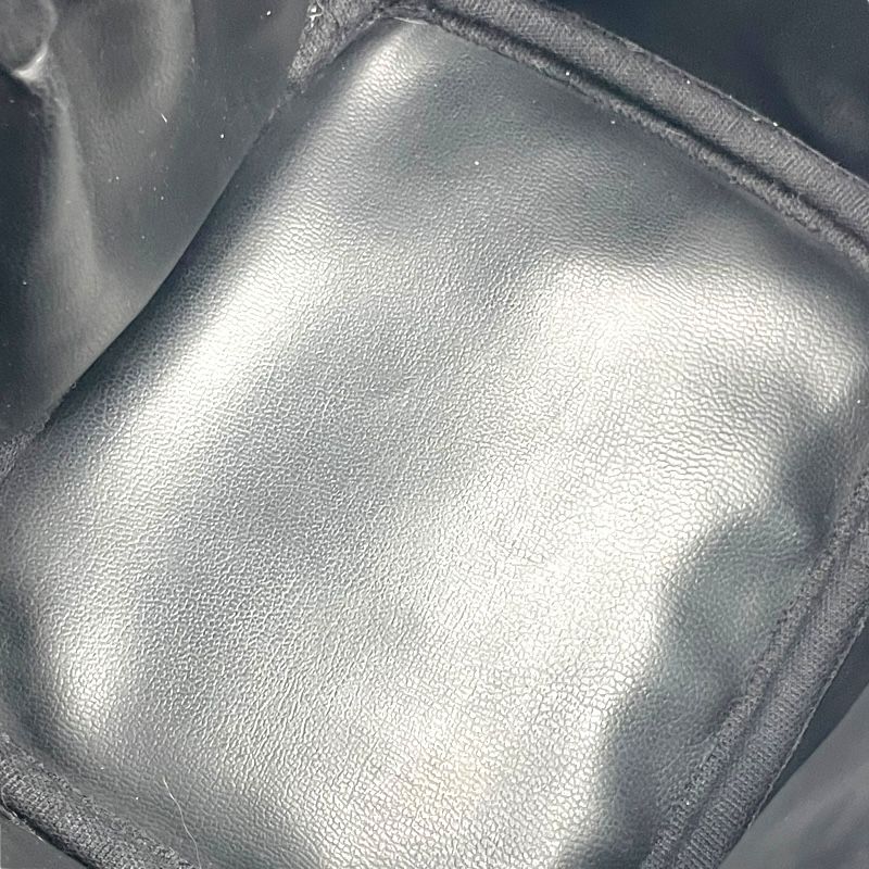 CHANEL Coco Mark Vanity Bag A01998 in Black Caviar Leather