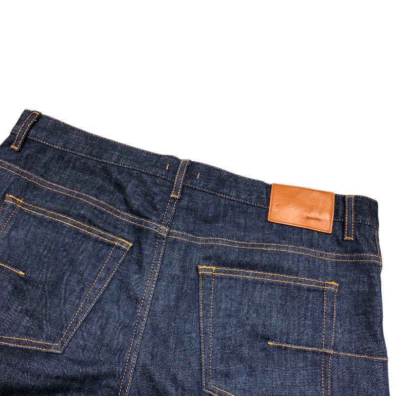 Christian Dior Oblique Denim Pants - Indigo Cotton, Size 34