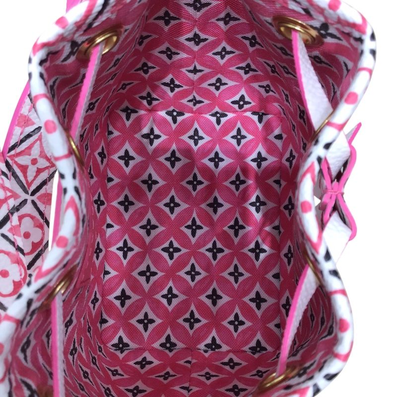 Louis Vuitton Nano Noe Monogram Flower Tile Shoulder Bag