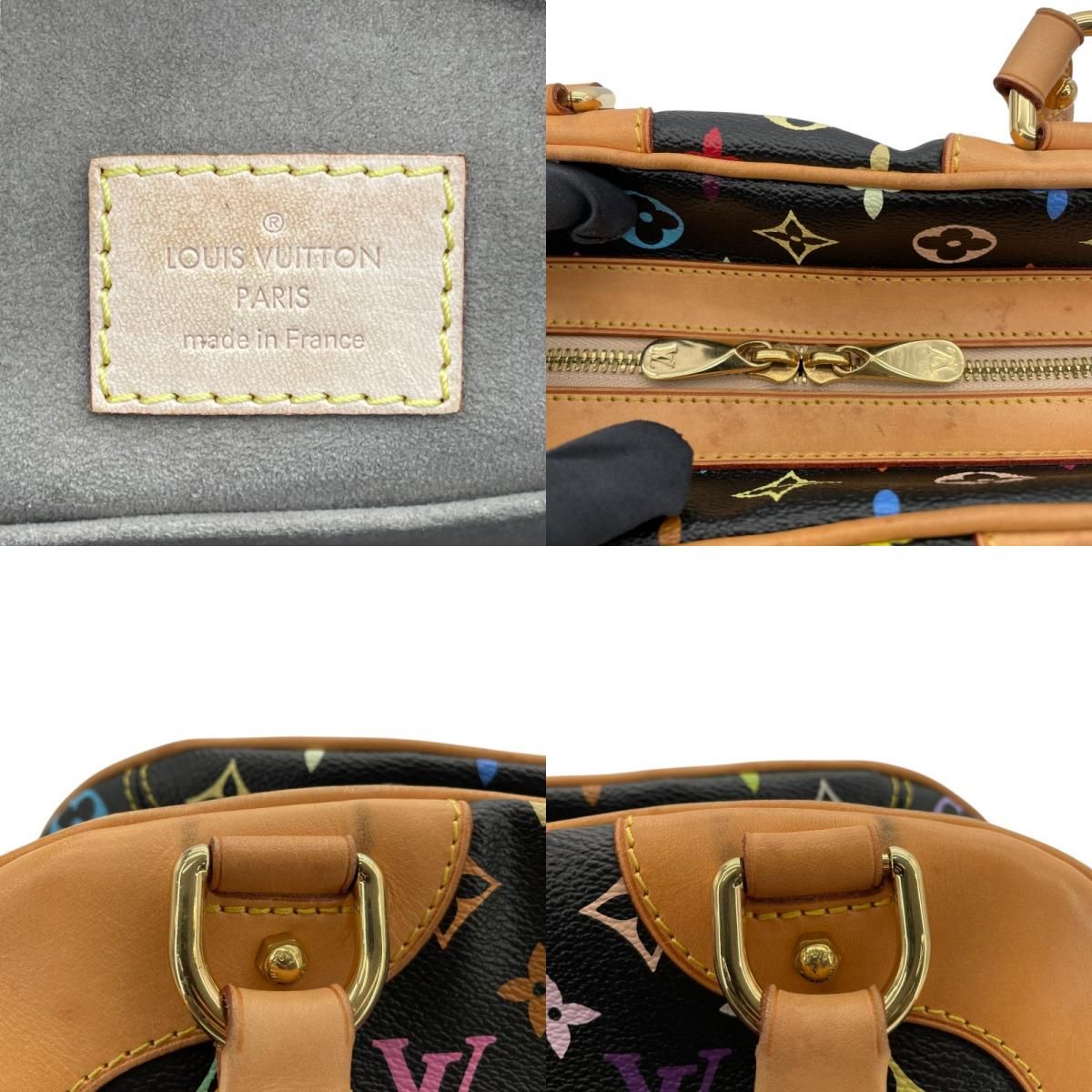Louis Vuitton Claudia M40194 Noir Monogram Multicolor Handbag