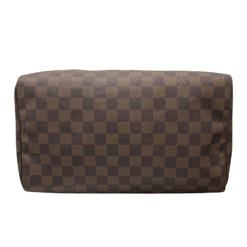 Louis Vuitton Speedy 30 Handbag - Brown Damier with Gold Hardware