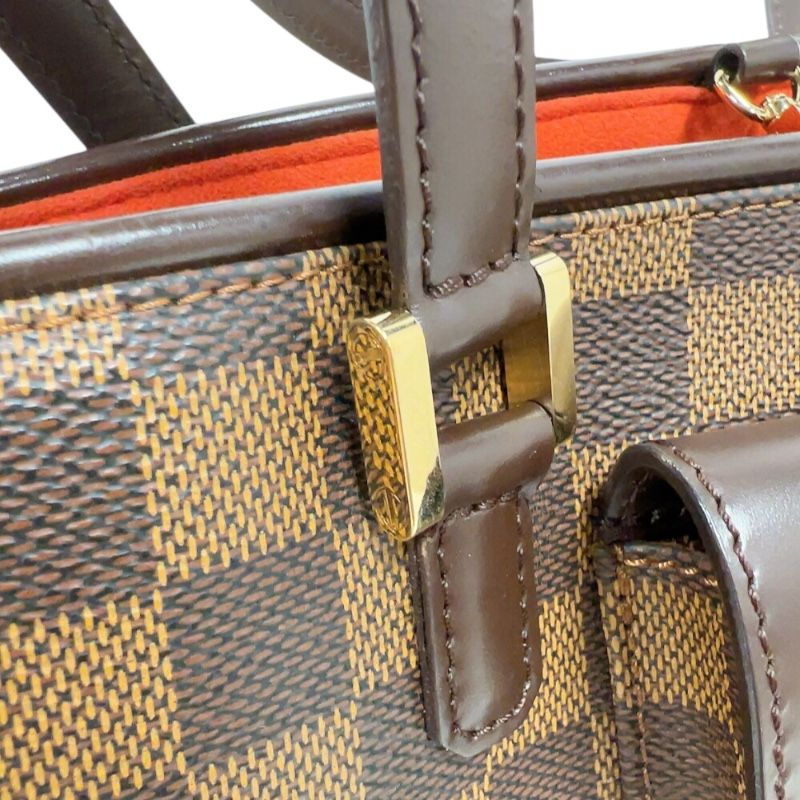 Louis Vuitton Monceau PM Handbag - Brown Damier Canvas with Gold Hardware