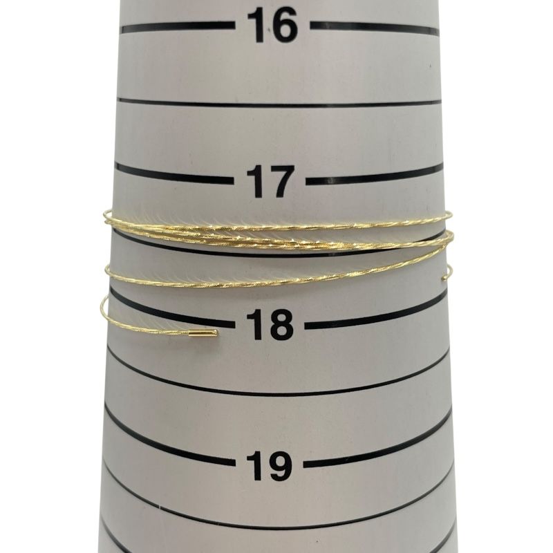 Exquisite K18YG Yellow Gold Design Bracelet for Women