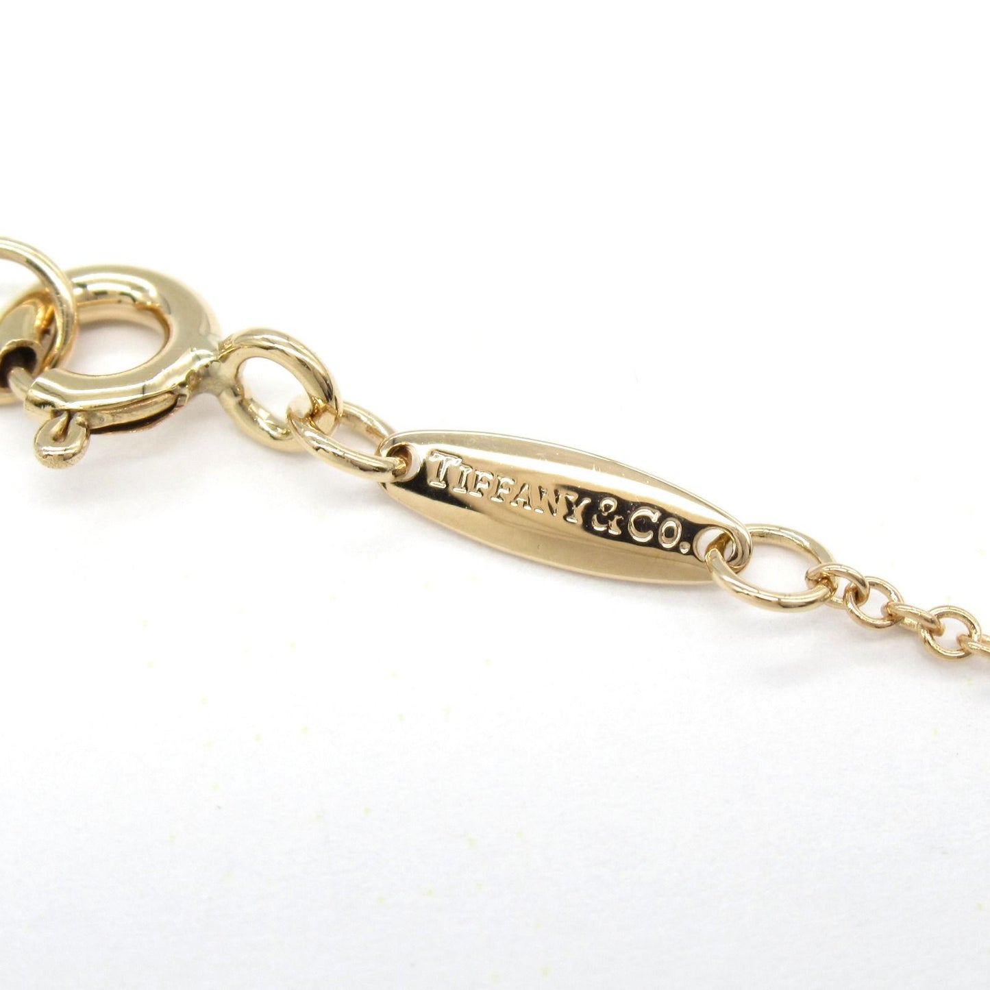 TIFFANY & CO Open Heart Necklace in K18 Pink Gold - 40.5cm