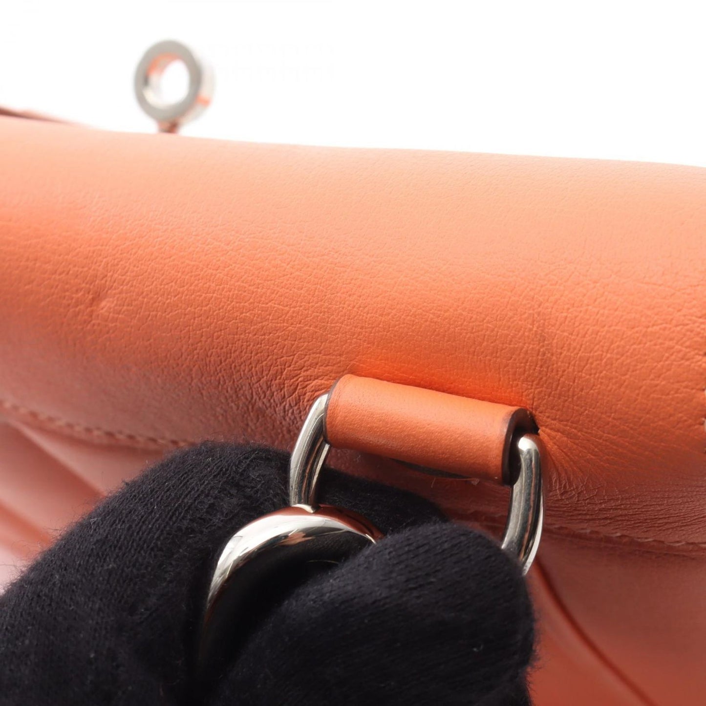 HERMES Berlin Mini Clebet Shoulder Bag - Exquisite Orange Elegance