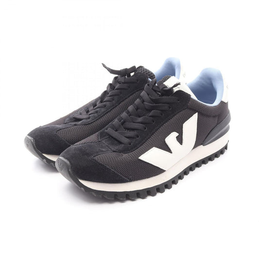 Emporio Armani Black Suede Sneakers - Timeless Elegance