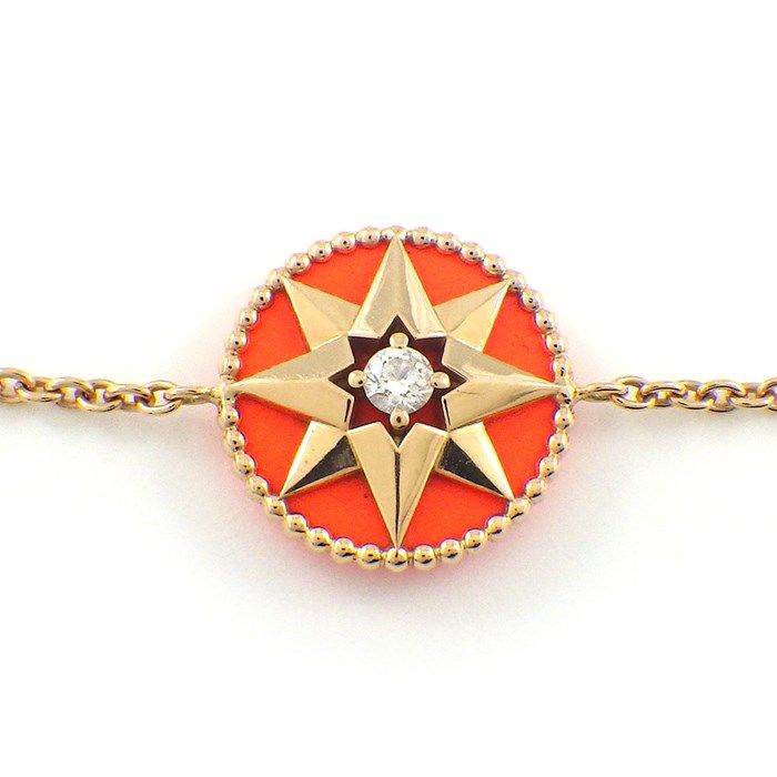 Christian Dior Rose des Vents Diamond Bracelet in K18 Pink Gold