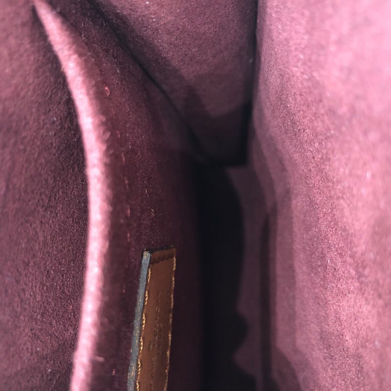 Louis Vuitton Petite Sac Plat M69846 Bordeaux Jacquard Shoulder Bag