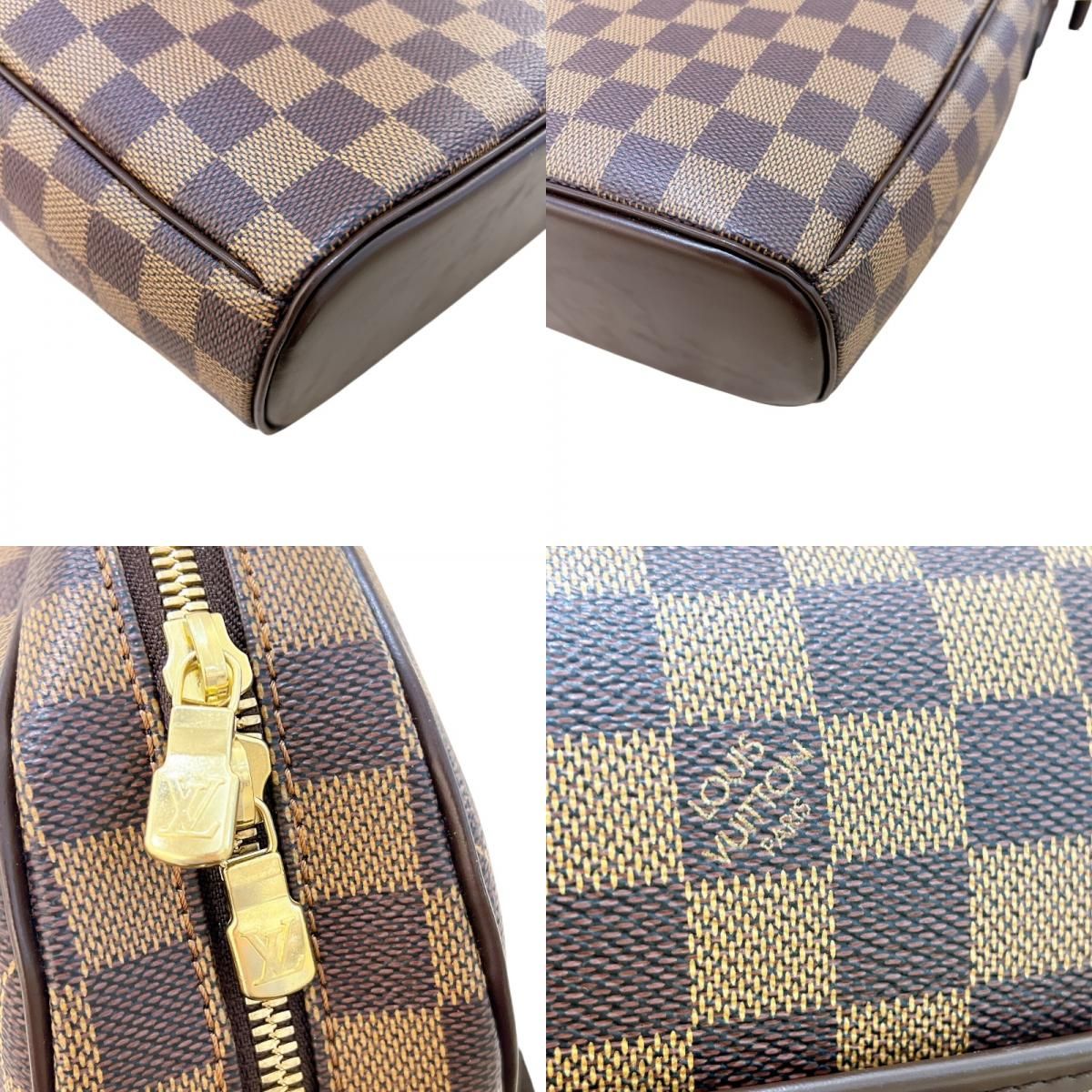 Louis Vuitton Ipanema GM Damier Canvas Leather Shoulder Bag