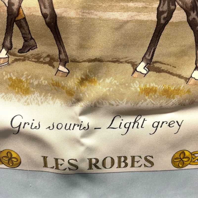 HERMES Les Robes Multicolor Silk Scarf - Timeless Elegance