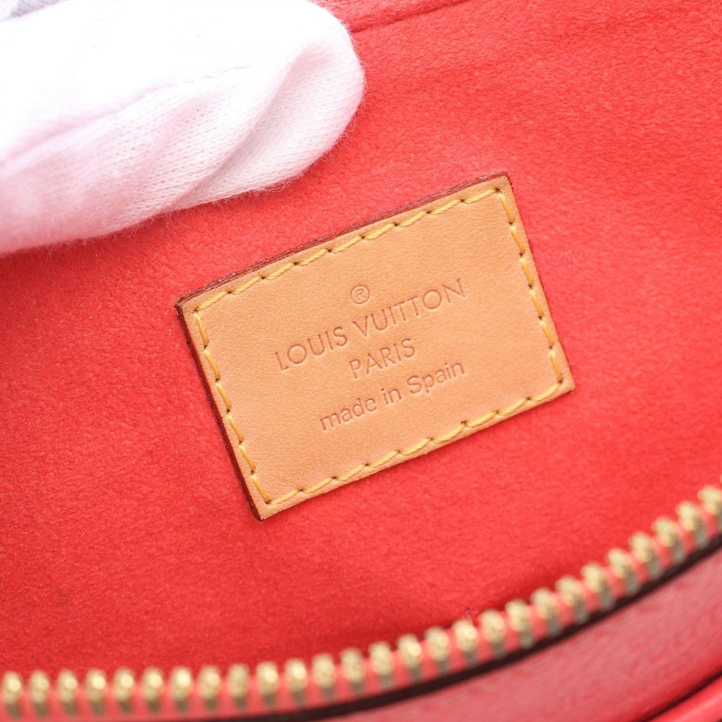 Louis Vuitton Palas Handbag M41147 - Exquisite Rose Rich Canvas