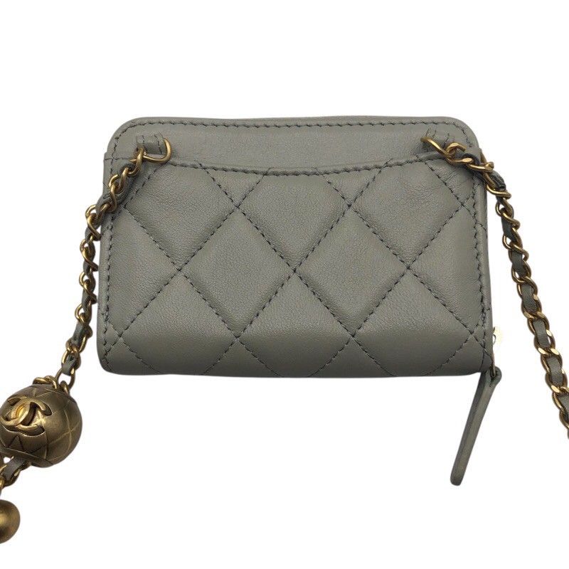 CHANEL Lambskin Ball Chain Wallet AP2462 - Exquisite Shoulder Bag