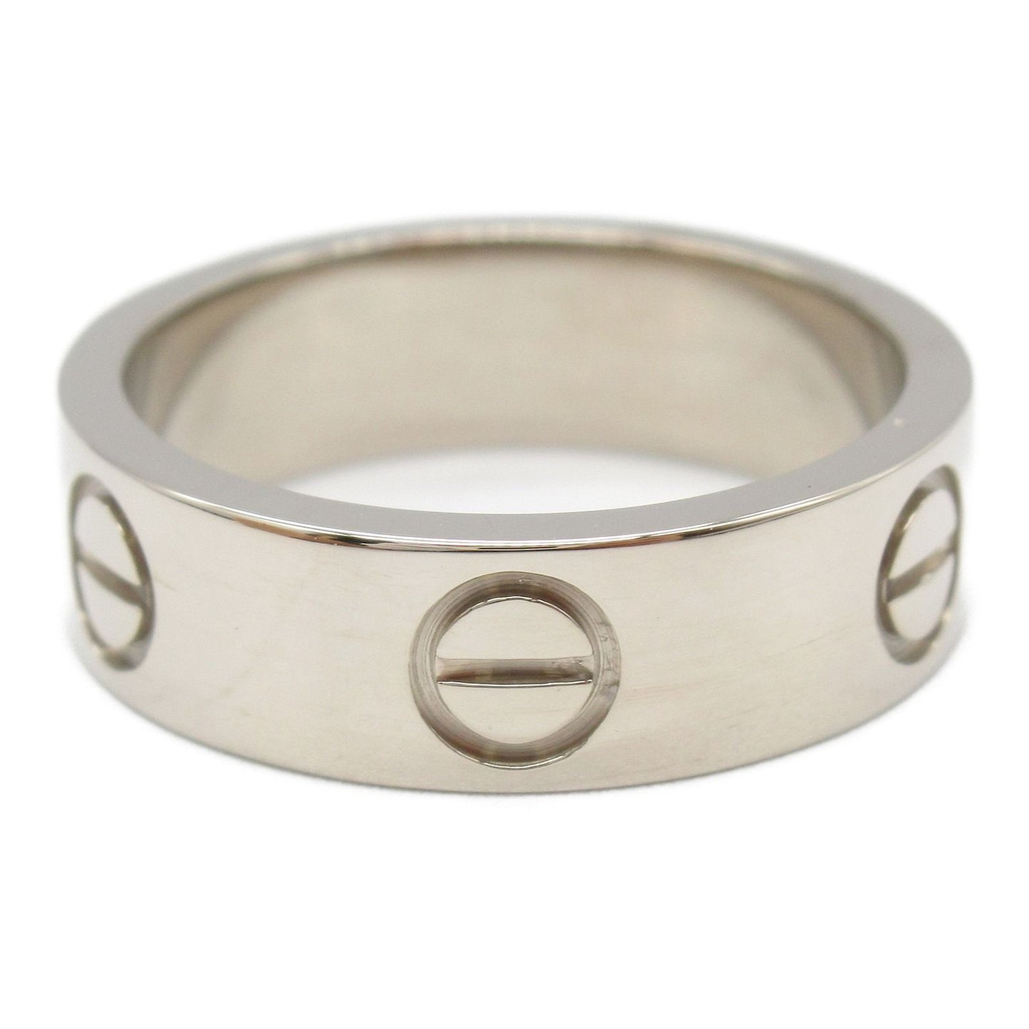 Cartier Love Ring in K18 White Gold - Timeless Elegance