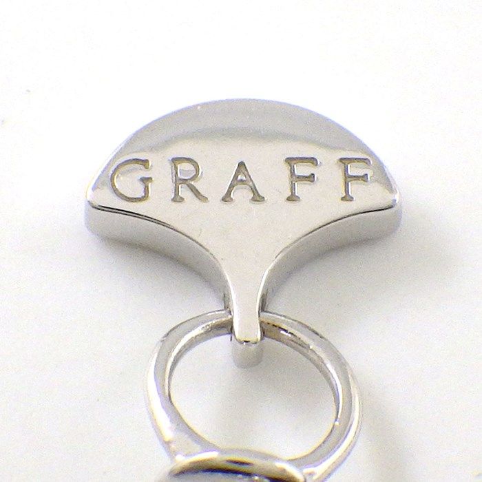 Graff Multi Butterfly Silhouette Necklace in K18WG with Diamonds