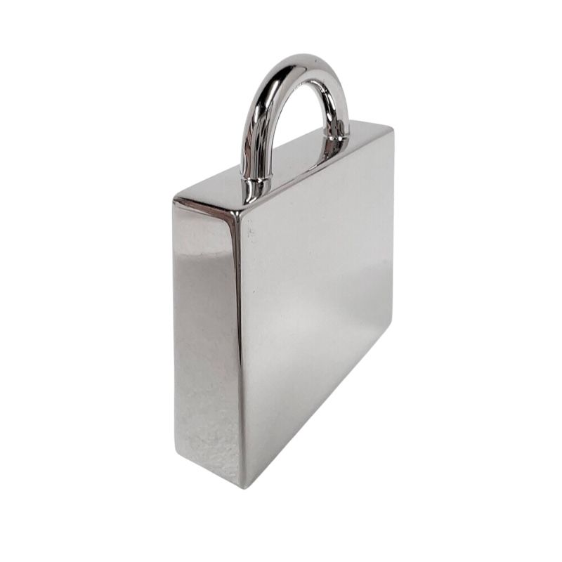 HERMES Curiosité Kelly Charm - Blue & Silver Unisex Accessory