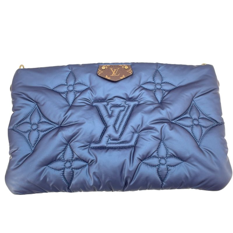 Louis Vuitton Maxi Multi Pochette M21057 - Blue/Silver Nylon