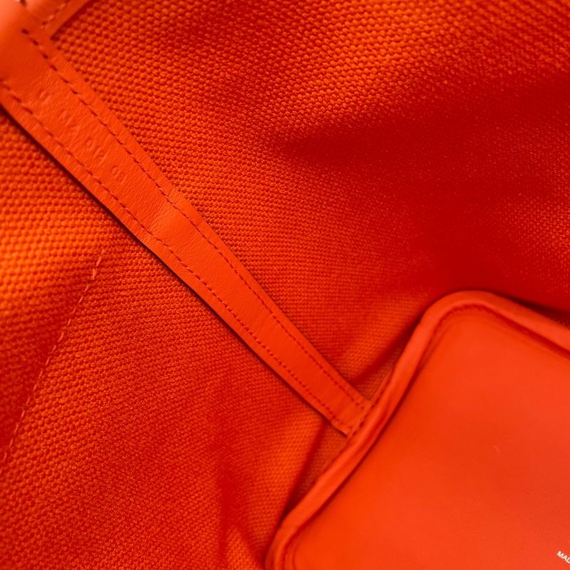 HERMES Picotin Lock PM Cargo Handbag - Orange with Silver Hardware
