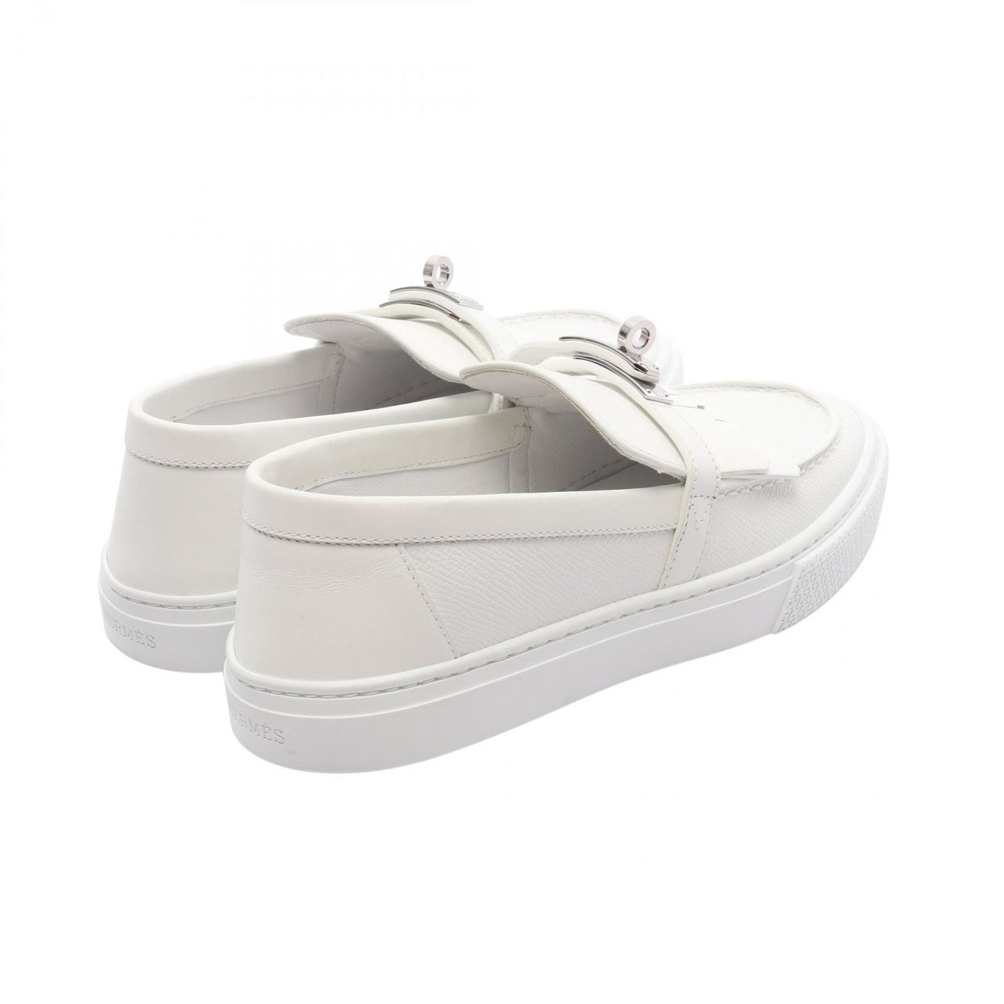 HERMES Game Slip-On Leather Shoes - Pristine Condition, Size 36