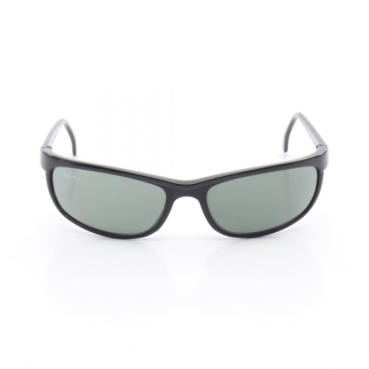 Ray-Ban Wraparound Sunglasses - Timeless Black Elegance
