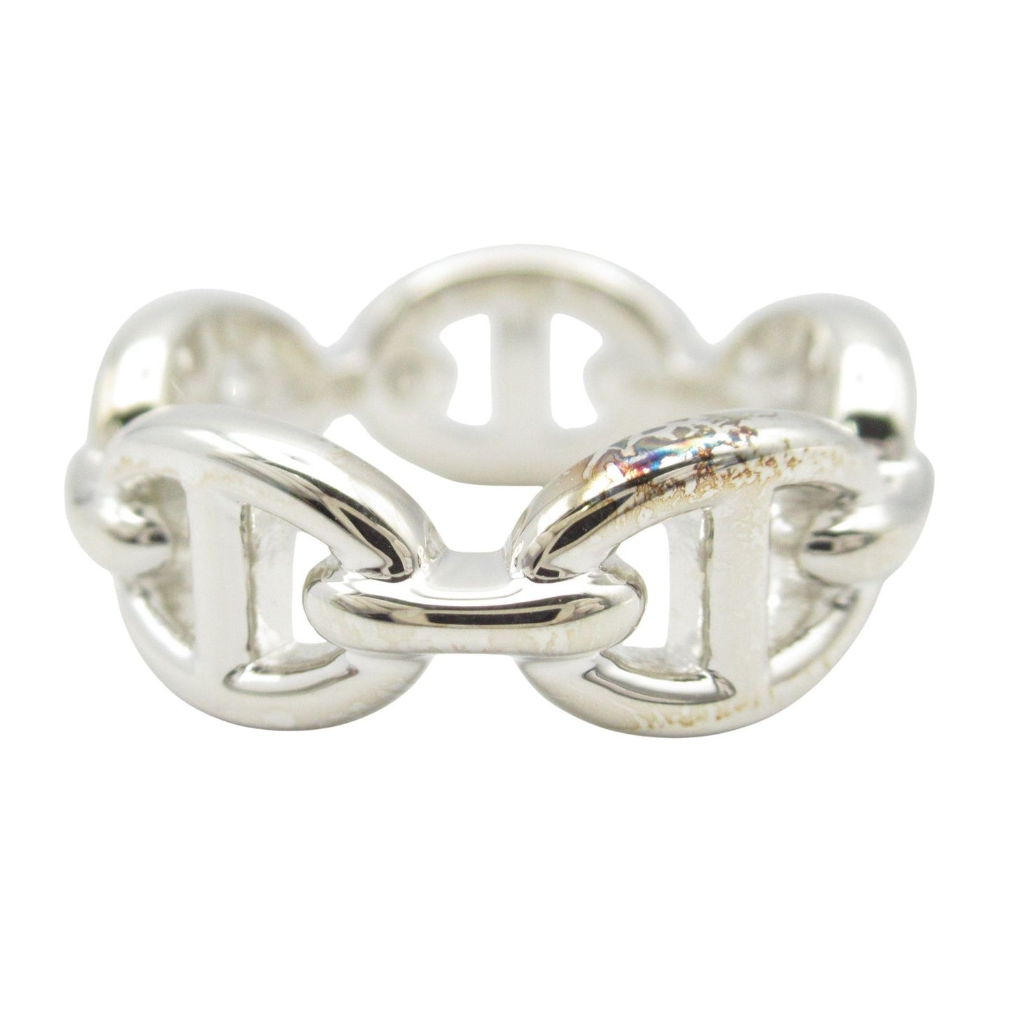 HERMES Chaine d'Ancre Ring in Silver 925 - Unisex Elegance