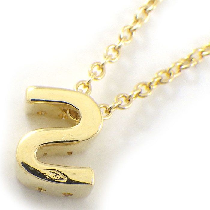 Ponte Vecchio Initial 'S' Diamond Necklace in 18K Yellow Gold