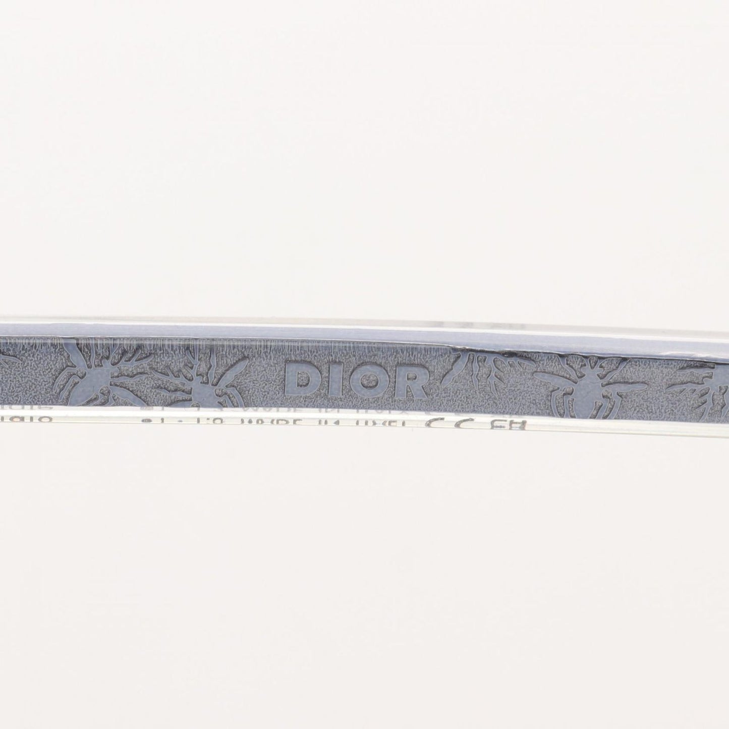 Dior INDIOR S1F 85B7 Clear/Blue Sunglasses - New & Authentic