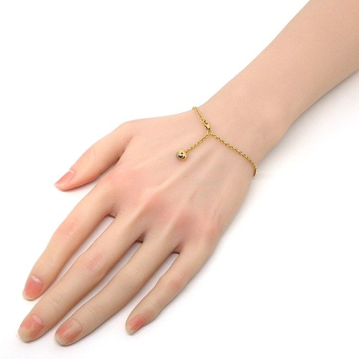 Cartier Baby Trinity Pampille Bracelet in Three Colors - K18 Gold