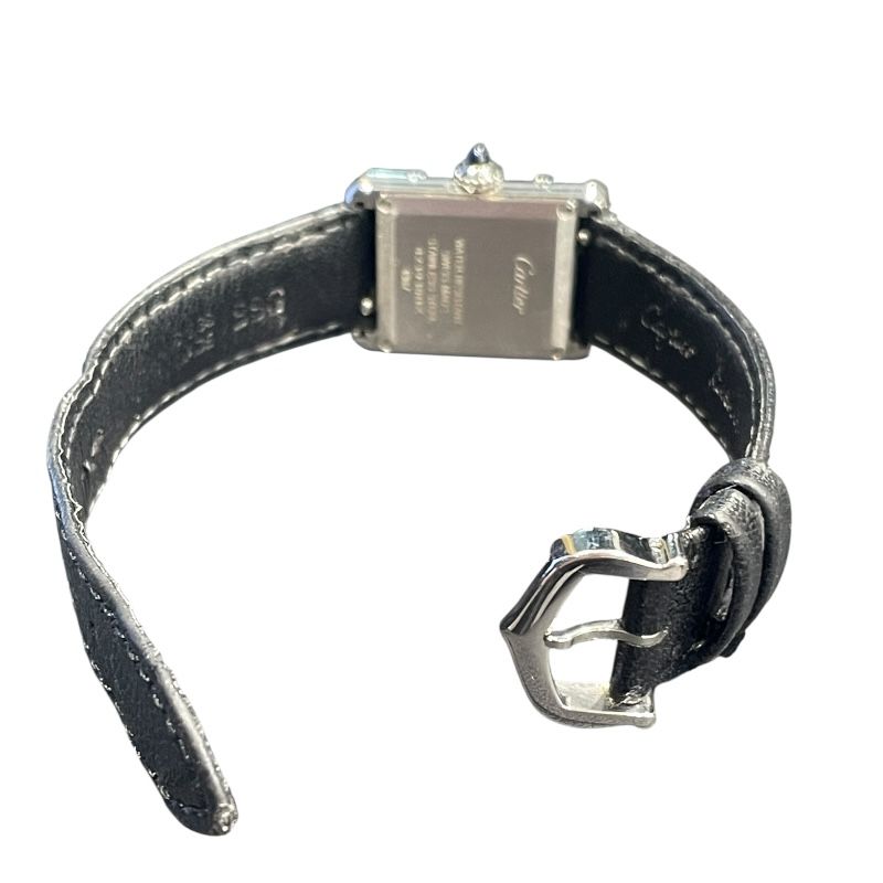 Cartier Tank Must WSTA0060 Stainless Steel & Leather Men's Watch