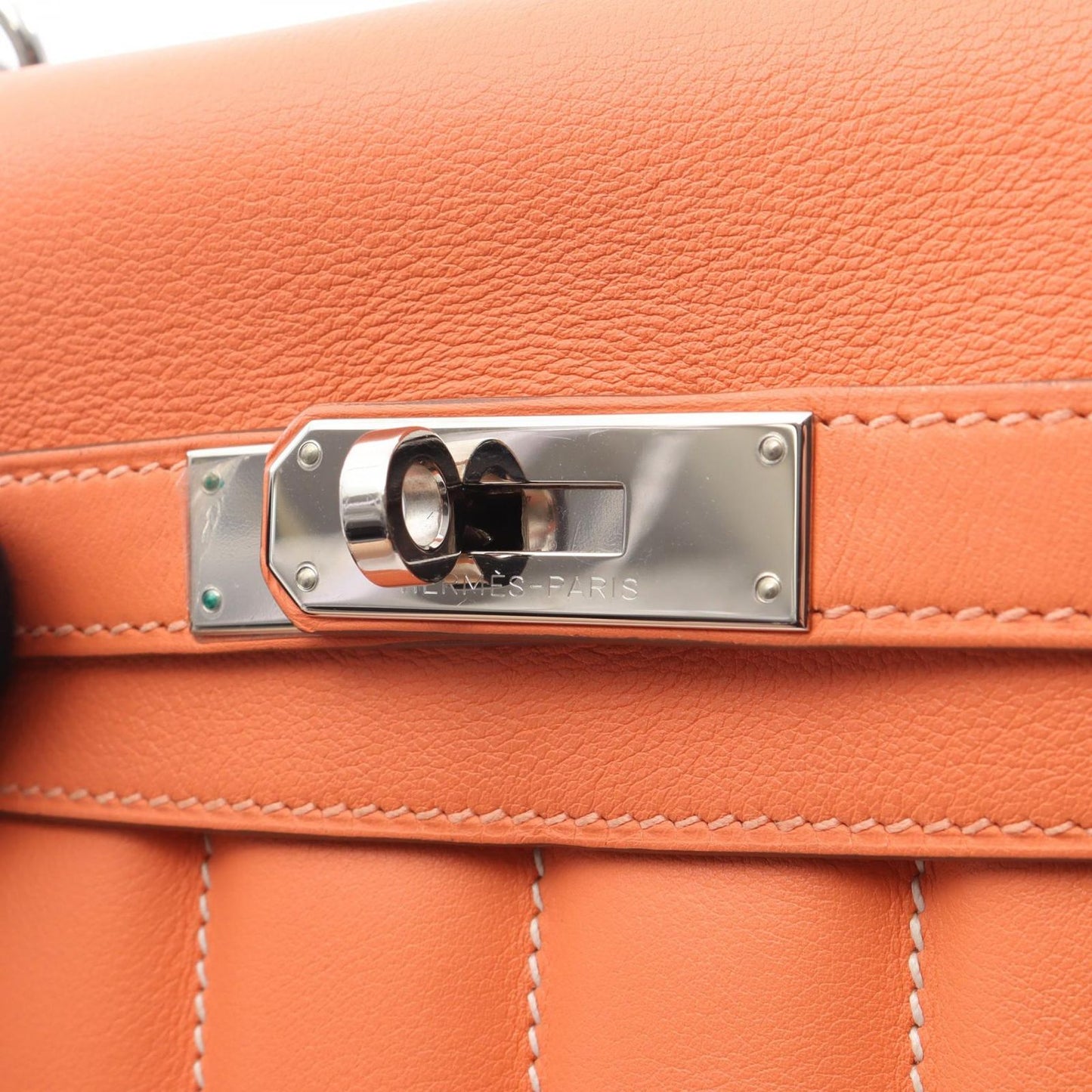 HERMES Berlin Mini Clebet Shoulder Bag - Exquisite Orange Elegance