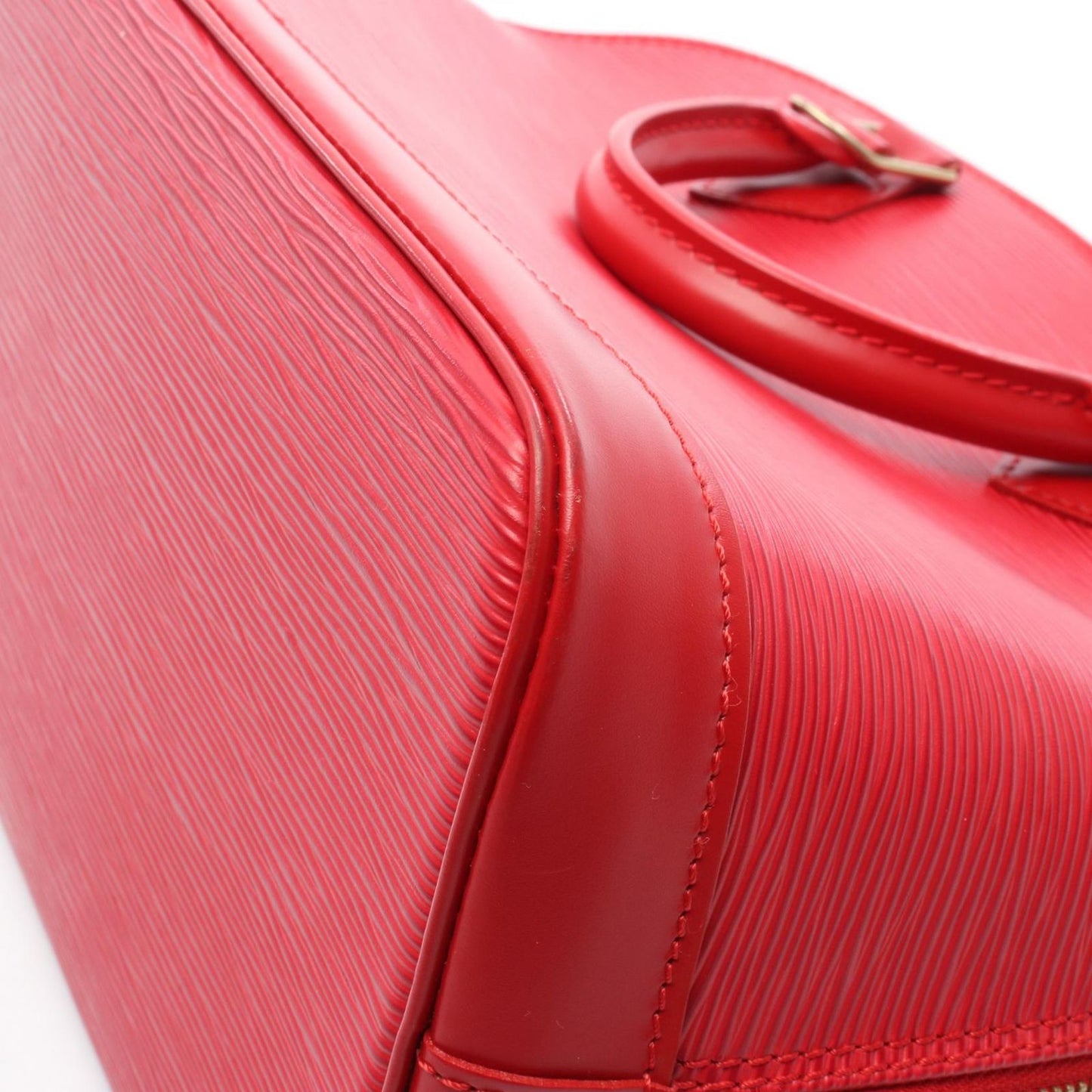 Louis Vuitton Alma Handbag in Castilian Red - Timeless Elegance