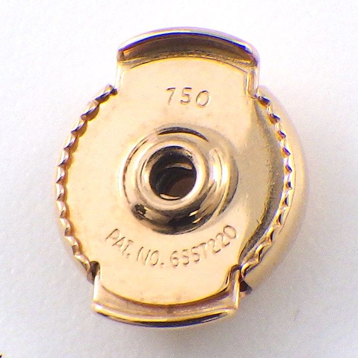 HERMES Écharpe Toggle Clasp Drop Earrings in K18 Pink Gold