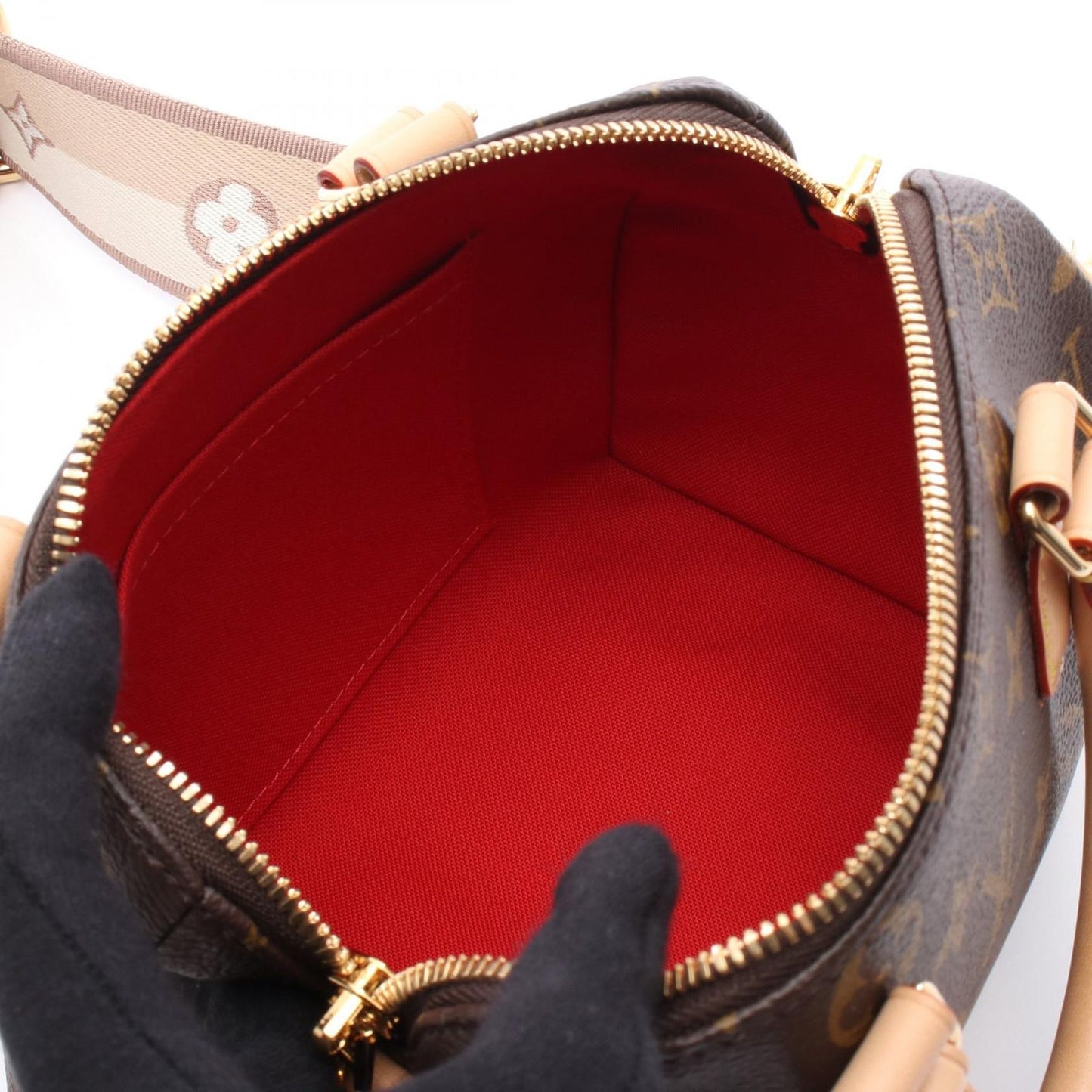 Louis Vuitton Speedy Bandoulière 20 Handbag - Beige Monogram Canvas