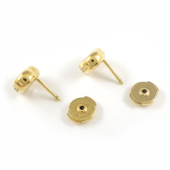 Chopard Happy Diamonds Heart Earrings in 18K Yellow Gold