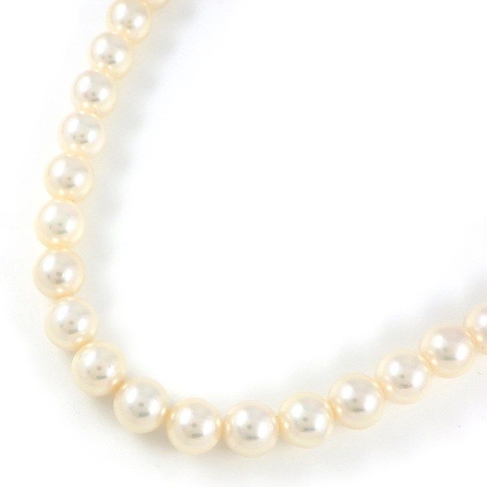 MIKIMOTO M Charm Akoya Pearl Necklace - Exquisite Craftsmanship