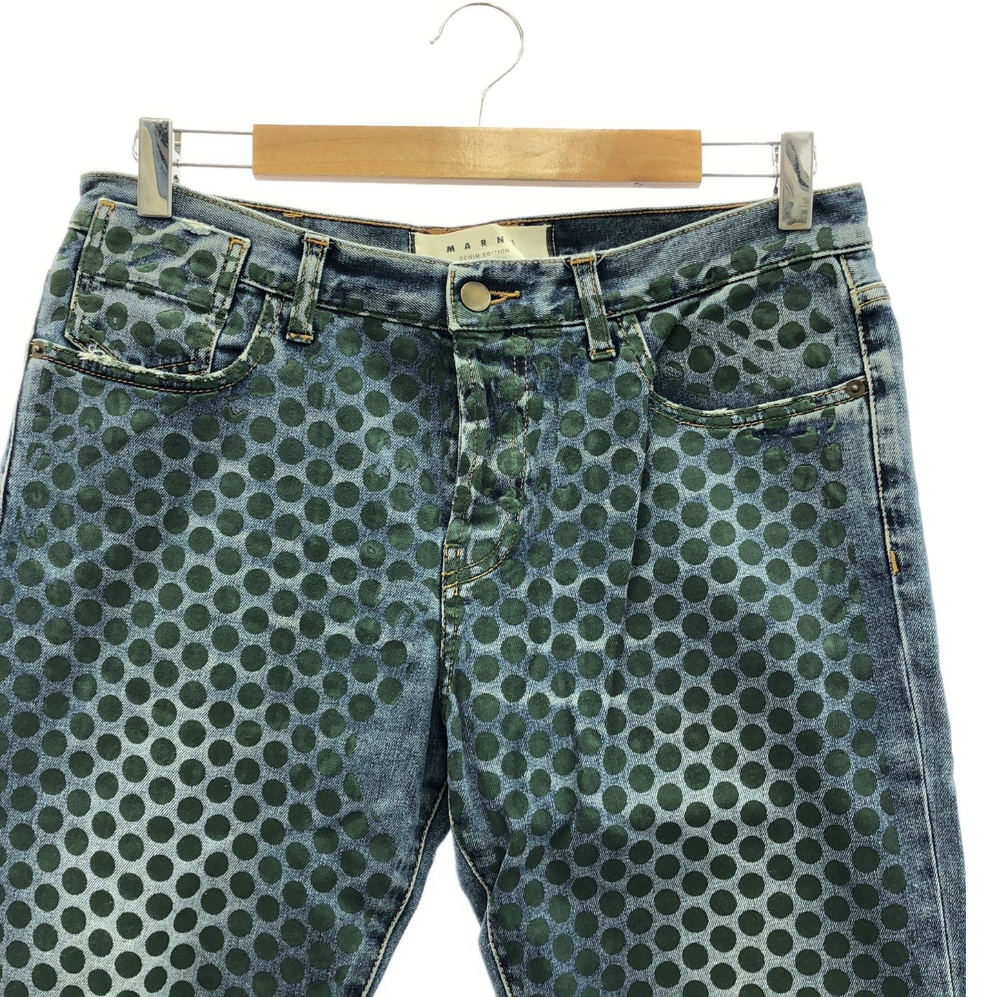 MARNI Blue Denim Pants - Exquisite Craftsmanship, Size 26