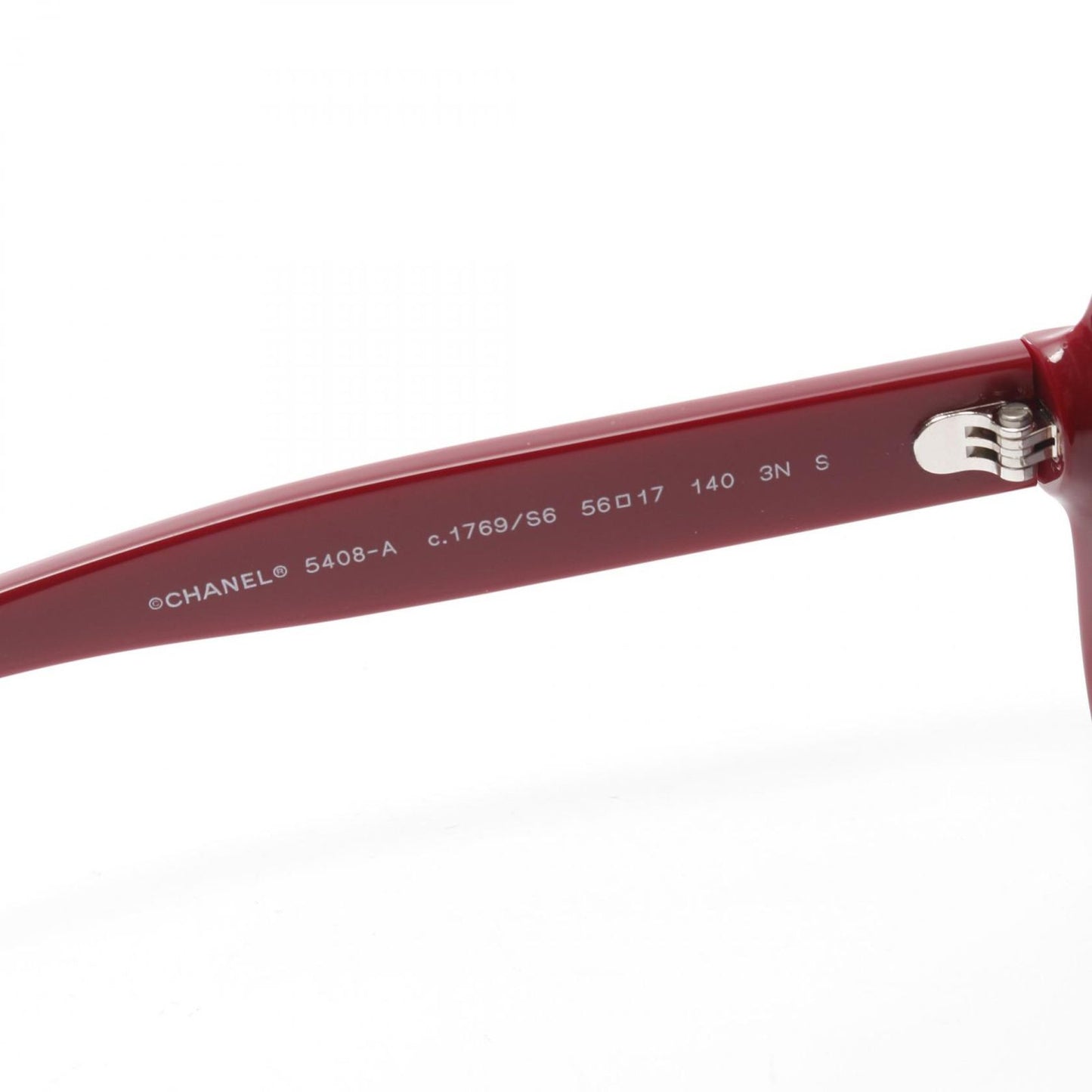 CHANEL Square Shape Eyewear Sunglasses 5408-A in Red