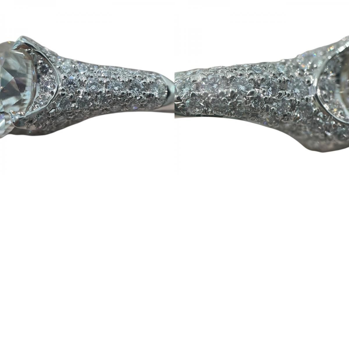 Exquisite Platinum Diamond Ring - 4.007ct Center Stone