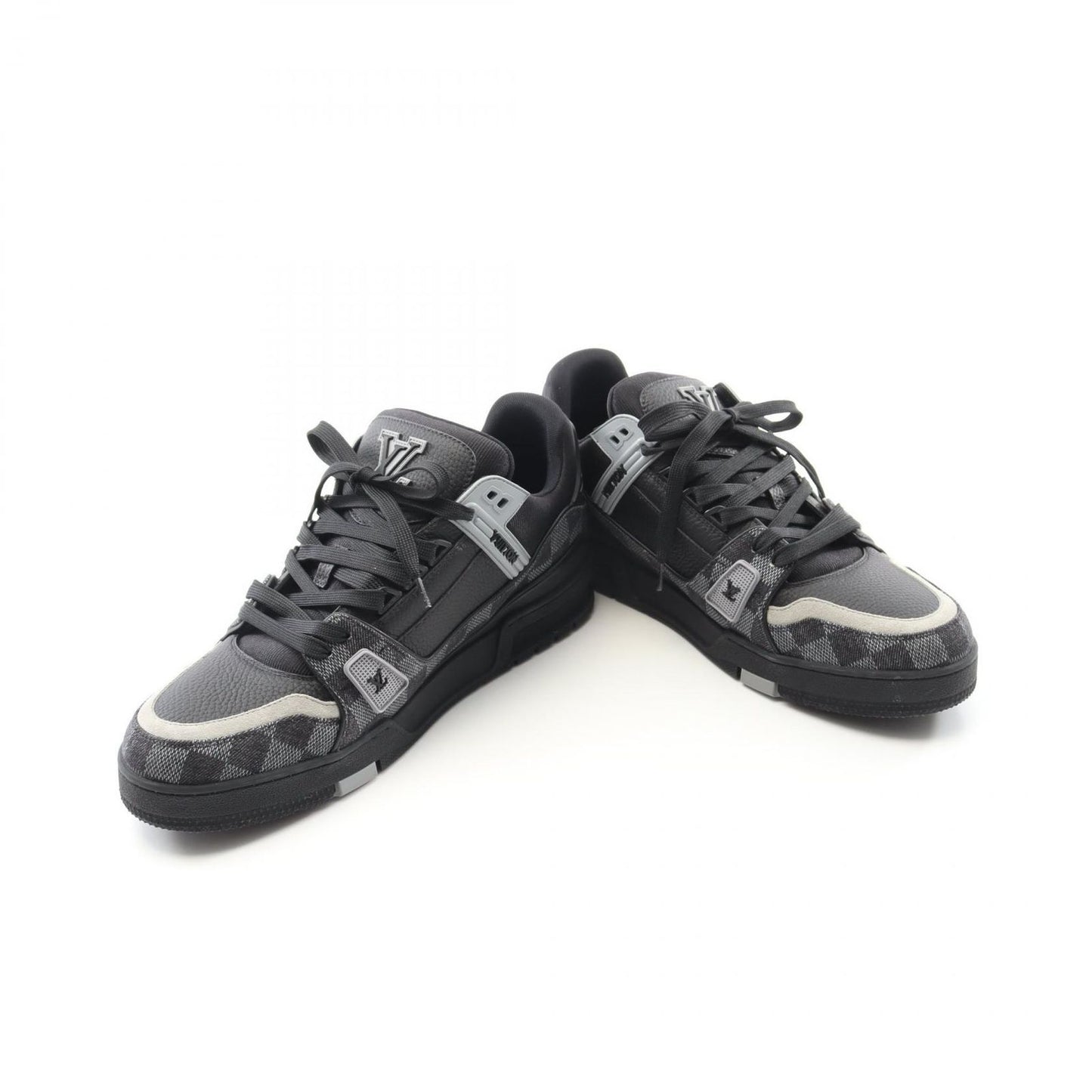 Louis Vuitton LV Trainer Sneakers in Damier Denim - Size 10