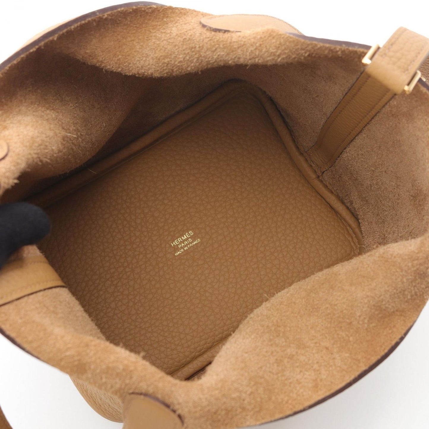 HERMES Picotin PM Handbag in Biscuit Leather - Exquisite Craftsmanship