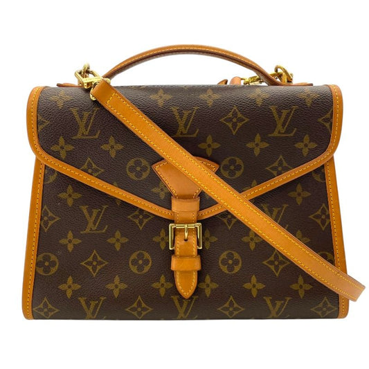 Louis Vuitton Bel Air M51122 Monogram Canvas Handbag - Brown