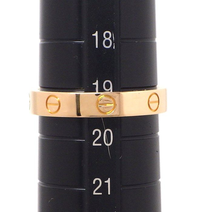 Cartier Love Ring Small Model with Diamond in K18 Pink Gold