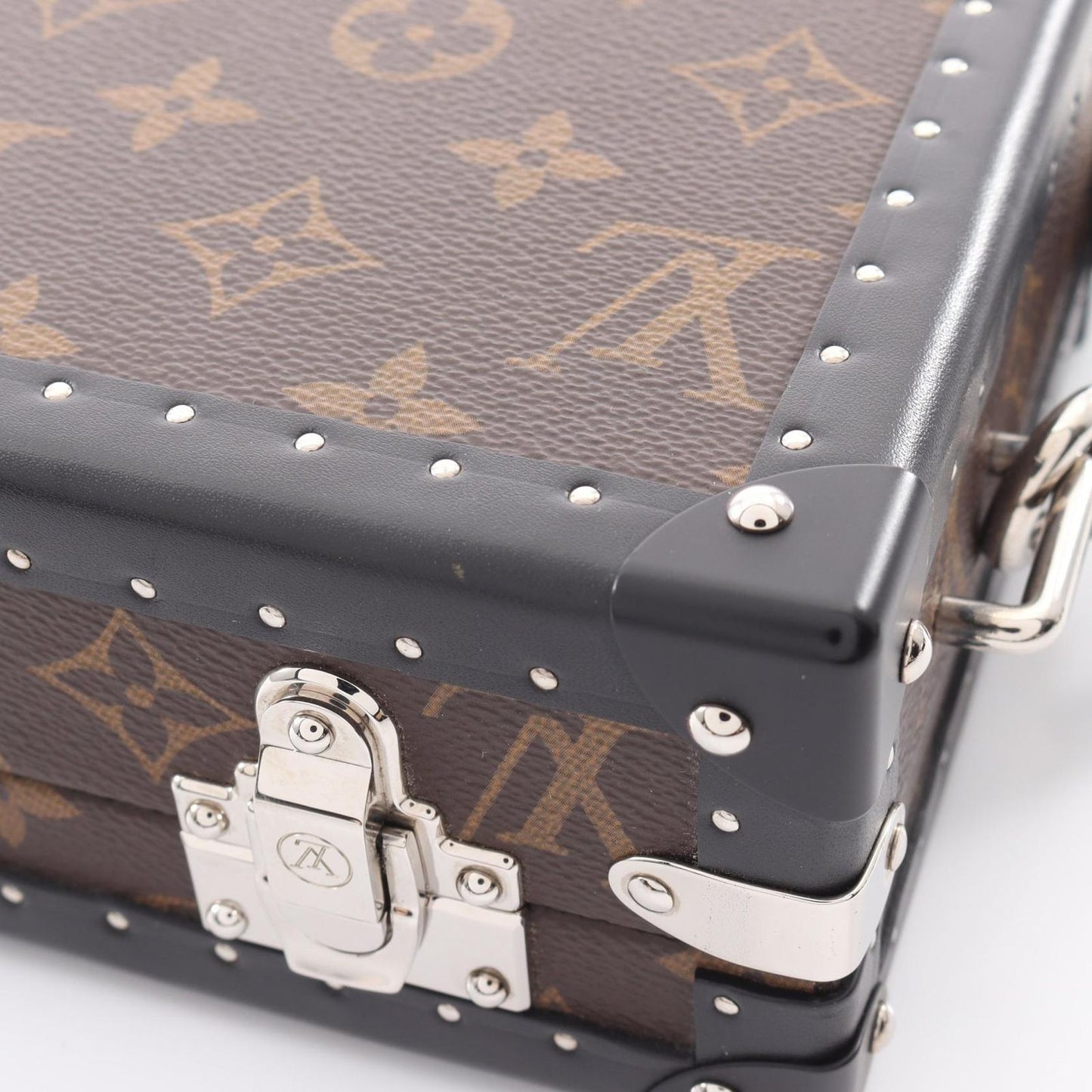 Louis Vuitton Monogram Macassar Clutch Box Shoulder Bag - Exquisite Craftsmanship